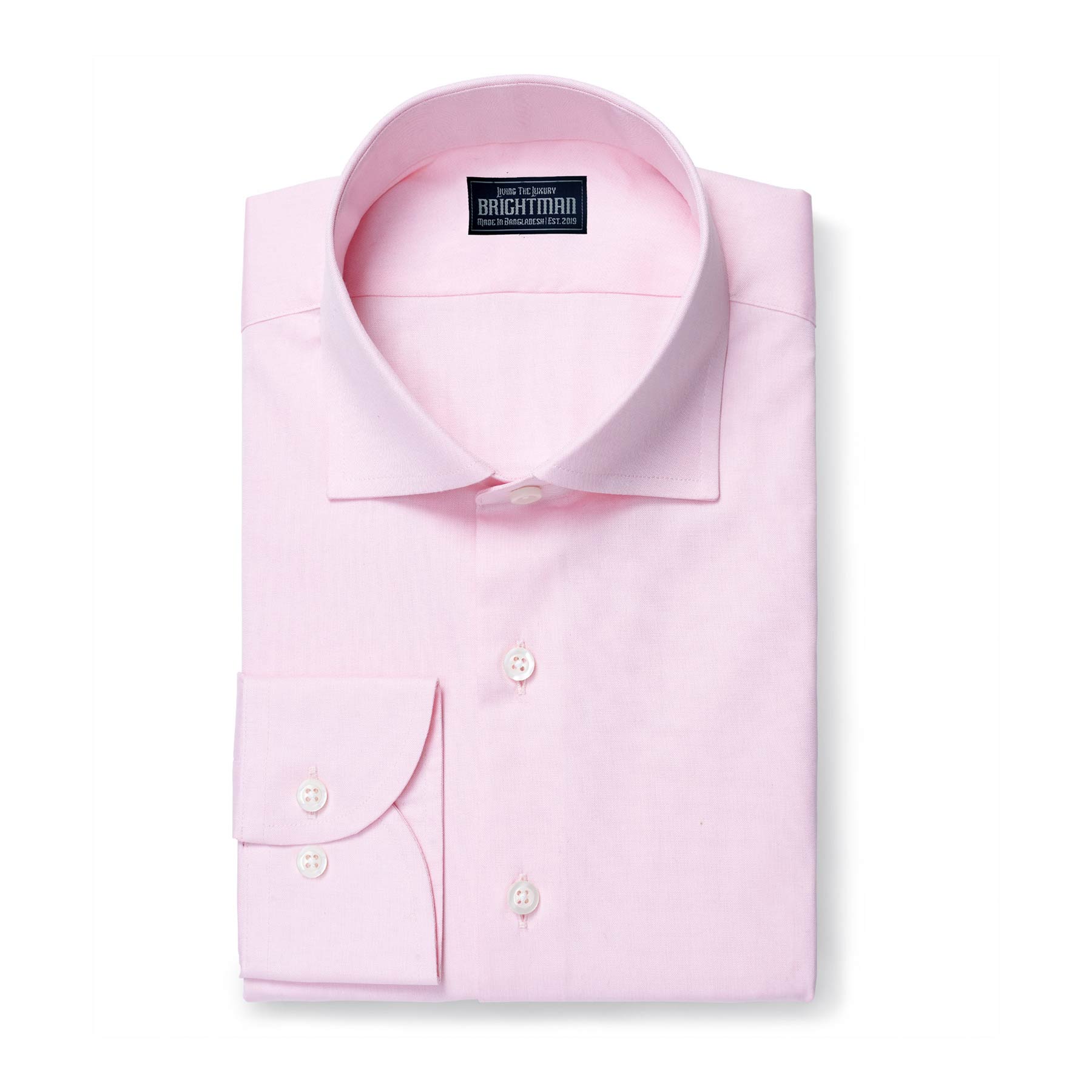 Light Pink Cotton Dress Shirt | mail.napmexico.com.mx