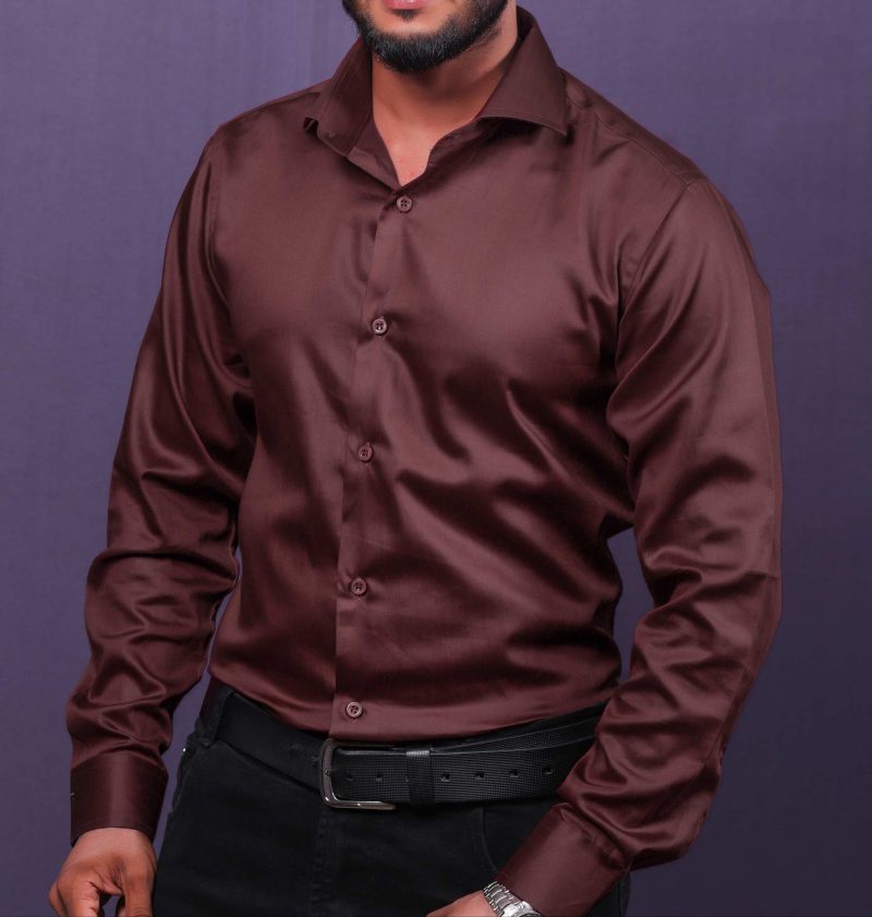 sachin and babi light blue dress Men Dark Brown Shirt With Matching Border Dhoti Set Evolution